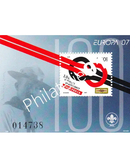 Albanie, Bloc n° 126, collection timbres Europe