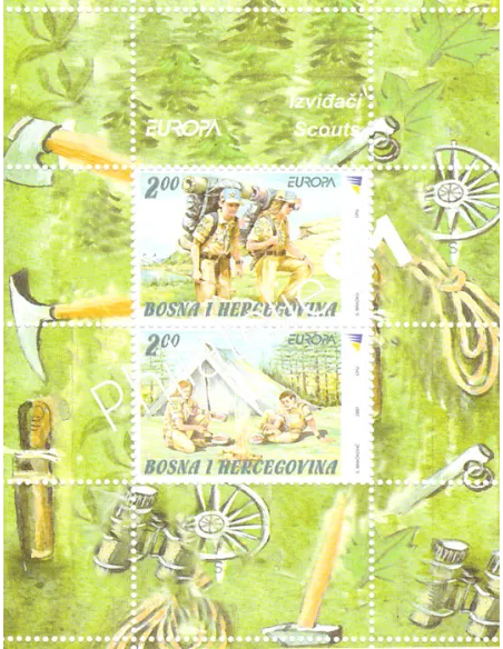 Bosnie Herzégovine, Bloc n° 31, collection timbres Europe