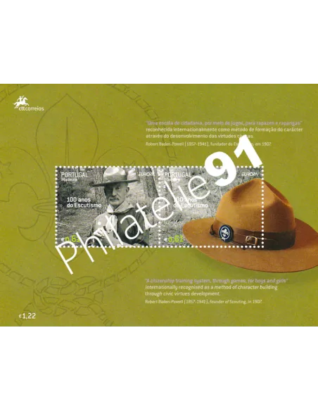 Madère, Bloc n° 37, collection timbres Europe