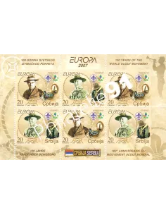Serbie, Bloc n° 2, collection timbres Europe