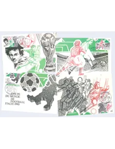 Monaco, n° 1726 à 1729 sur Cartes Maximum, timbres Thématiques