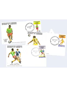 Cameroun, PA n° 327 à 329 sur enveloppes 1er jour, timbres Thématiques