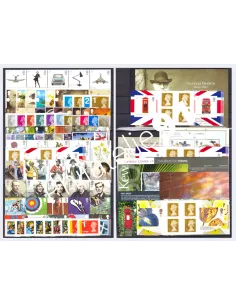 GRANDE BRETAGNE, Année complète 2009, collection timbre Europe