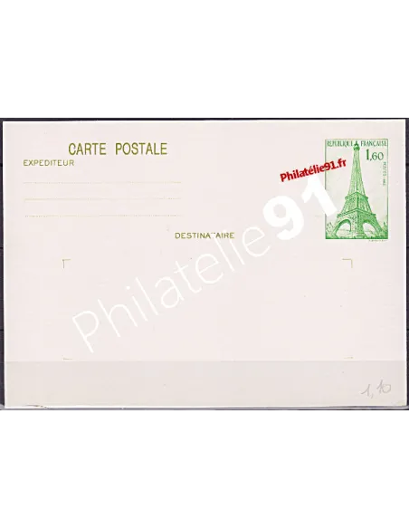 Entier Postal neuf ** - 429-CP1.Tour Eiffel