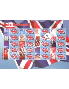 Grande-Bretagne, Feuille n° 2281a, perso, timbre Europe