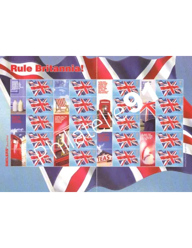 Grande-Bretagne, Feuille n° 2281a, perso, timbre Europe