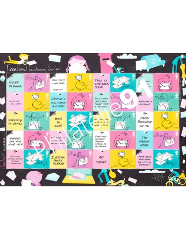 Grande-Bretagne, Feuille n° 2518, perso, timbre Europe