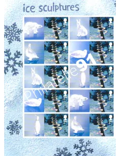 Grande-Bretagne, Demi-Feuille n° 2502a, perso, timbre Europe