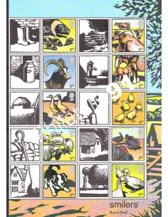 Grande-Bretagne, Demi-Feuille n° 2606a, perso, timbre Europe