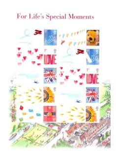 Grande-Bretagne, Demi-Feuille Gauche n° 2684a, perso, timbre Europe