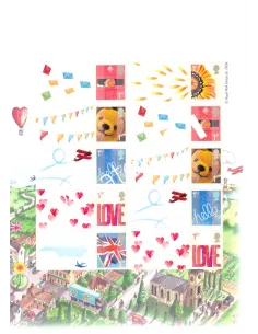 Grande-Bretagne, Demi-Feuille Droite n° 2684a, perso, timbre Europe