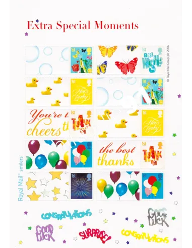 Grande-Bretagne, Demi-Feuille Gauche n° 2805a, perso, timbre Europe