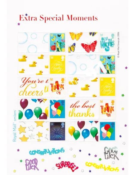 Grande-Bretagne, Demi-Feuille Gauche n° 2805a, perso, timbre Europe