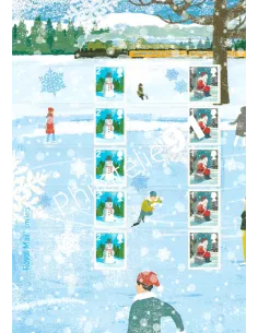 Grande-Bretagne, Demi-Feuille n° 2811a, perso, timbre Europe