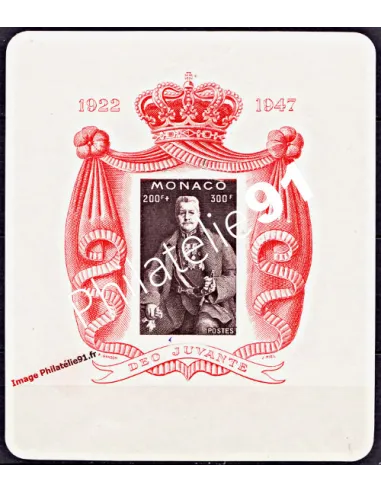 Bloc feuillet de MONACO -. n° 2* - Prince Louis