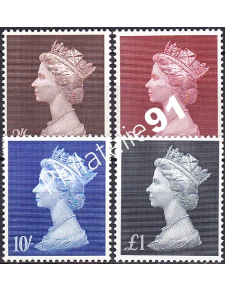 Grande-Bretagne, n° 487 à 490, collection timbre Europe