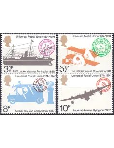Grande-Bretagne, n° 725 à 728, collection timbre Europe
