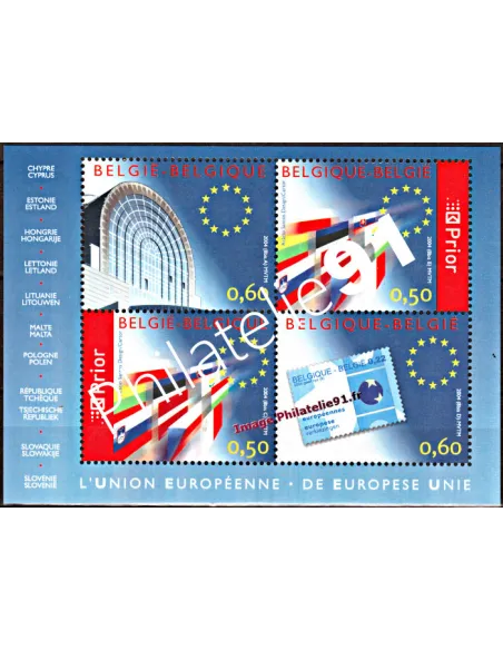 Timbres de Belgique - BF n° 100 - Union Européenne