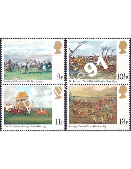 Grande-Bretagne, n° 892 à 895, collection timbre Europe