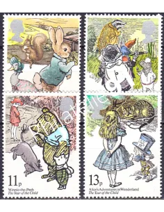 Grande-Bretagne, n° 896 à 899, collection timbre Europe
