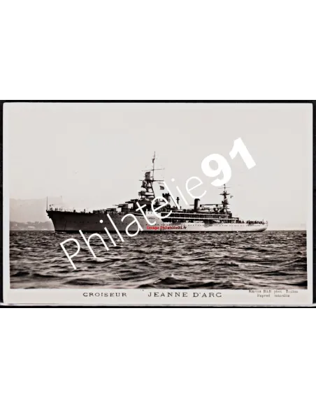 Carte postale - Croiseur -JEANNE D'ARC- (1) - Flotte française 3