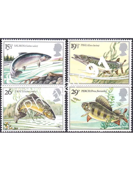 Grande-Bretagne, n° 1067 à 1070, collection timbre Europe