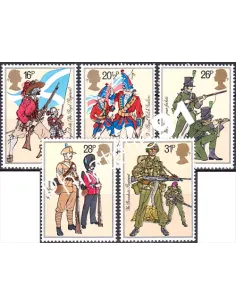 Grande-Bretagne, n° 1094 à 1098, collection timbre Europe