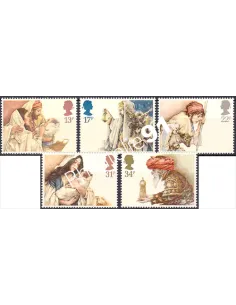 Grande-Bretagne, n° 1163 à 1167, collection timbre Europe