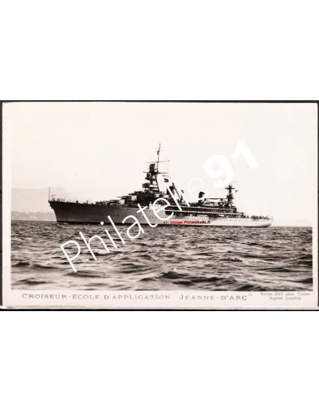 Carte postale - Croiseur -JEANNE D'ARC- (3) - Flotte française 3