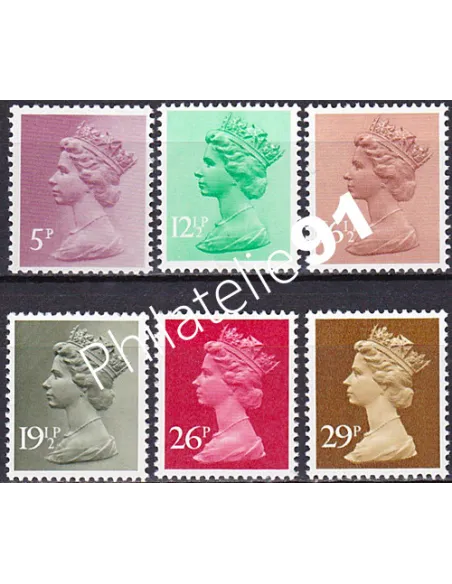 Grande-Bretagne, n° 1017 à 1022, collection timbre Europe