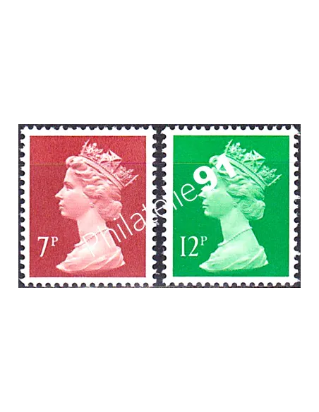 Grande-Bretagne, n° 1200 à 1201, collection timbre Europe