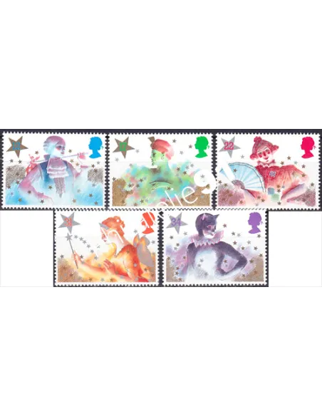 Grande-Bretagne, n° 1202 à 1206, collection timbre Europe