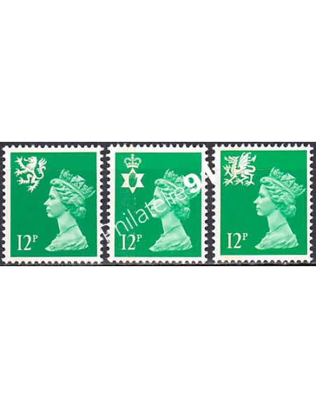Grande-Bretagne, n° 1207 à 1209, collection timbre Europe