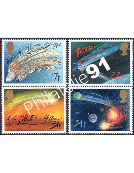 Grande-Bretagne, n° 1214 à 1217, collection timbre Europe