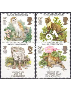 Grande-Bretagne, n° 1222 à 1225, collection timbre Europe