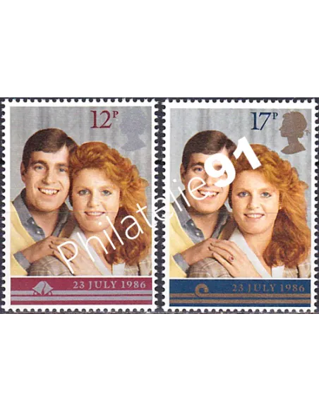Grande-Bretagne, n° 1236 à 1237, collection timbre Europe