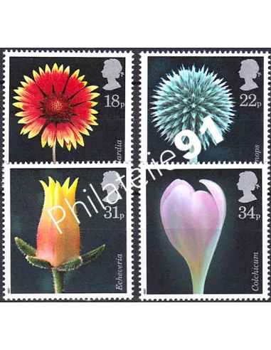 Grande-Bretagne, n° 1256 à 1259, collection timbre Europe