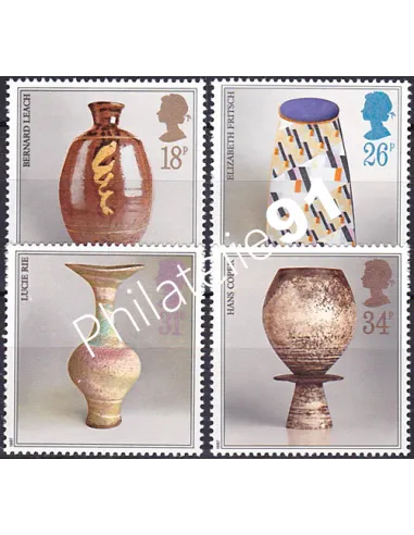 Grande-Bretagne, n° 1284 à 1287, collection timbre Europe