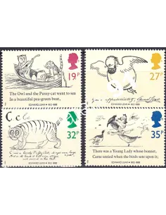 Grande-Bretagne, n° 1336 à 1339, collection timbre Europe