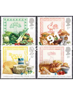 Grande-Bretagne, n° 1372 à 1375, collection timbre Europe