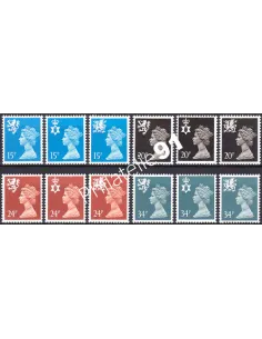 Grande-Bretagne, n° 1422 à 1433, collection timbre Europe