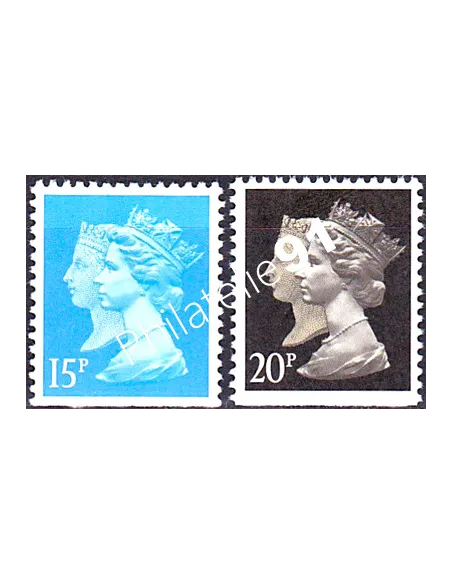 Grande-Bretagne, n° 1443c à 1444c, collection timbre Europe