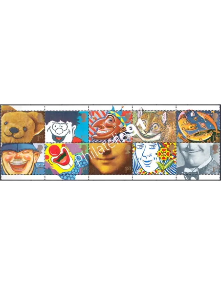 Grande-Bretagne, n° 1533 à 1542, Bande, collection timbre Europe