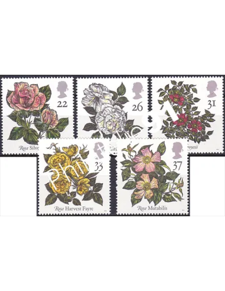Grande-Bretagne, n° 1551 à 1555, collection timbre Europe