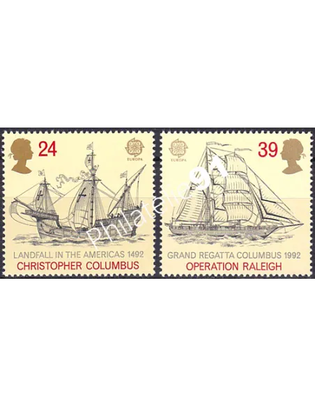 Grande-Bretagne, n° 1619 à 1620, collection timbre Europe