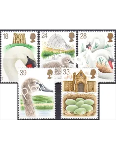 Grande-Bretagne, n° 1645 à 1649, collection timbre Europe