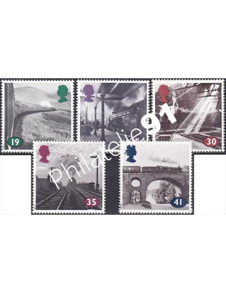 Grande-Bretagne, n° 1733 à 1737, collection timbre Europe