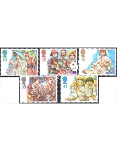 Grande-Bretagne, n° 1784 à 1788, collection timbre Europe