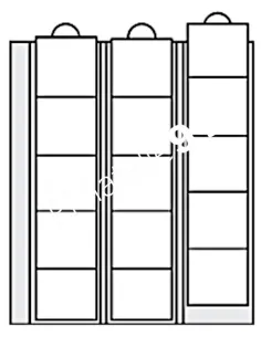 SAFE - 2 feuilles pour monnaies variées  ref-7391