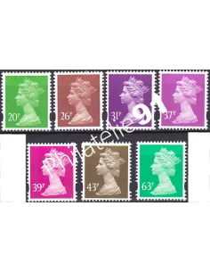 Grande-Bretagne, n° 1876 à 1882 collection timbre Europe